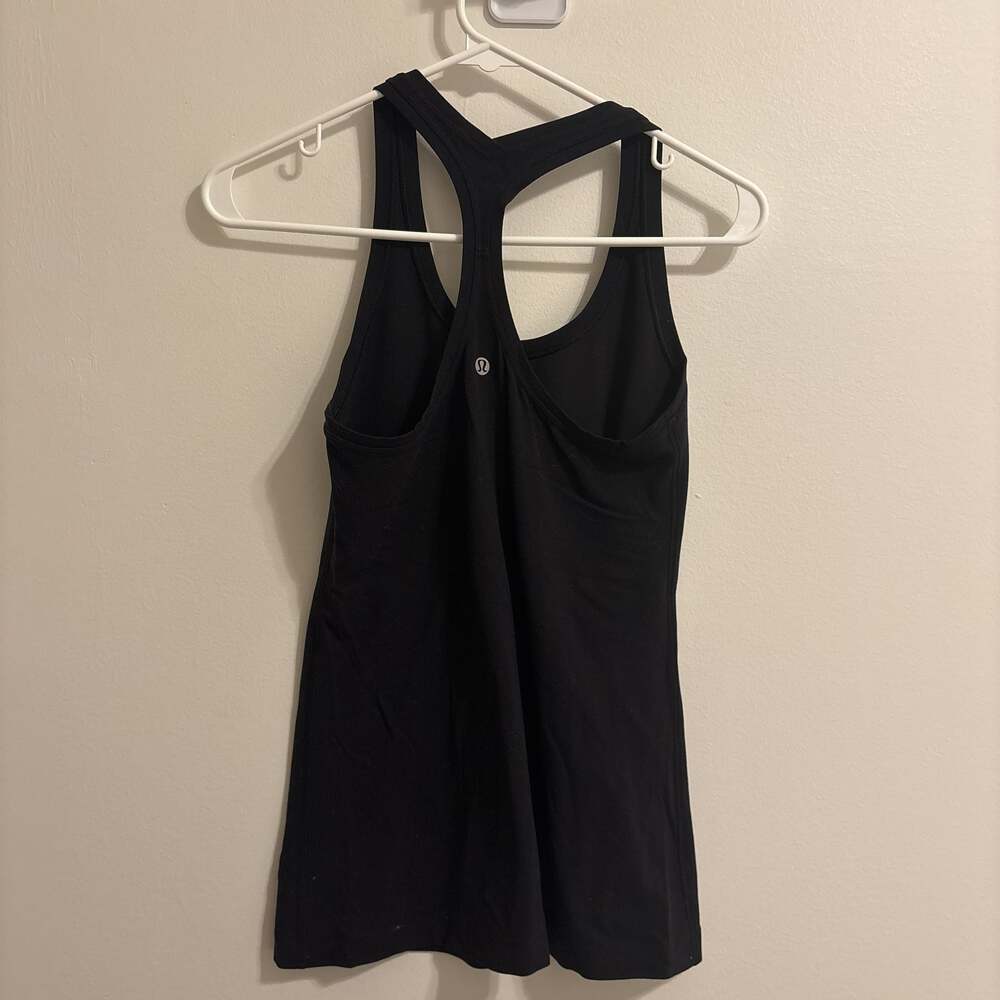 Lululemon Black Racerback Tank Top - Picture 2 of 2